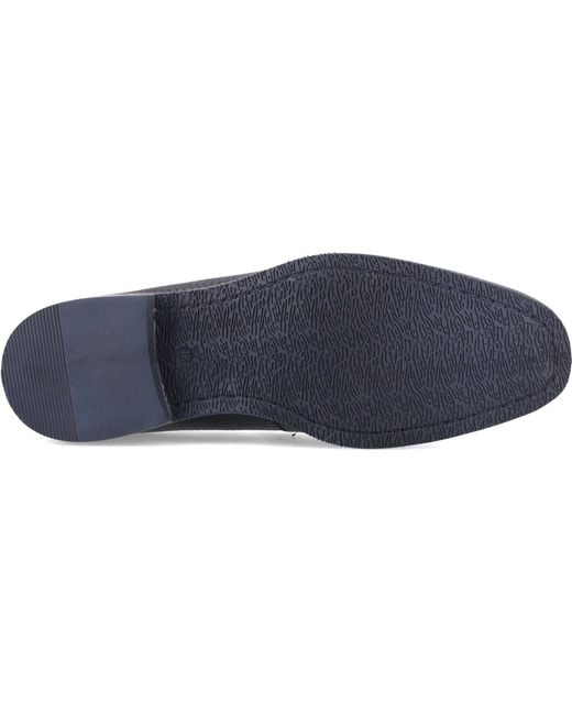 Hush Puppies Black Mitchell Leather Loafers for men