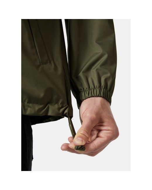 Helly Hansen Sport Green Vancouver Rain Jacket for men