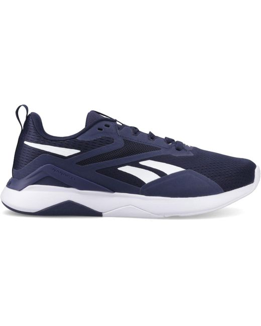 Reebok Blue Nanoflex Tr 2 Textile Vector/ Trainers for men