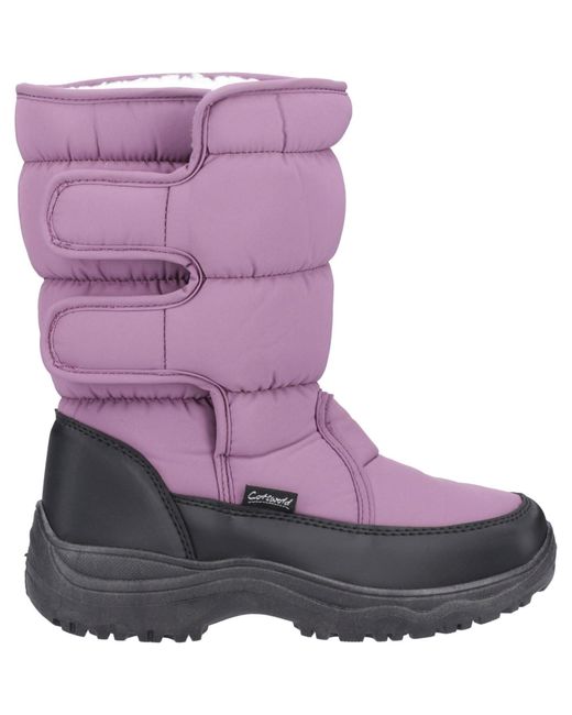 Cotswold Purple Welland Textil Winterstiefel
