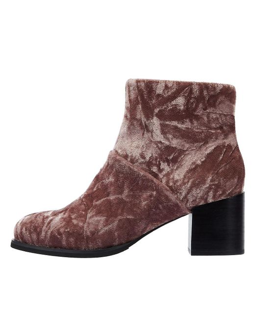 Shoe The Bear Brown Ceci Deep Blush Velvet Women's Boots
