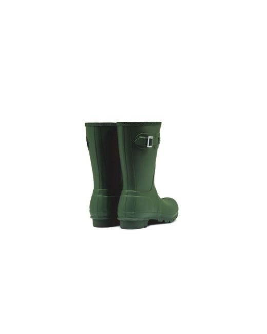 Hunter Green Matt Original Short Wellington Boots