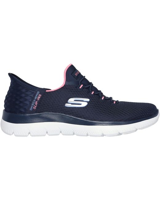 Skechers Blue Summits Diamond Dream Textile Trainers