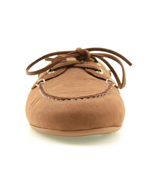 Sperry Top-Sider Brown Slimboat Leather Mules