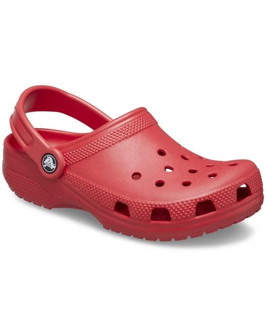 CROCSTM Red Classic Clog Thermoplastic Varsity Clogs