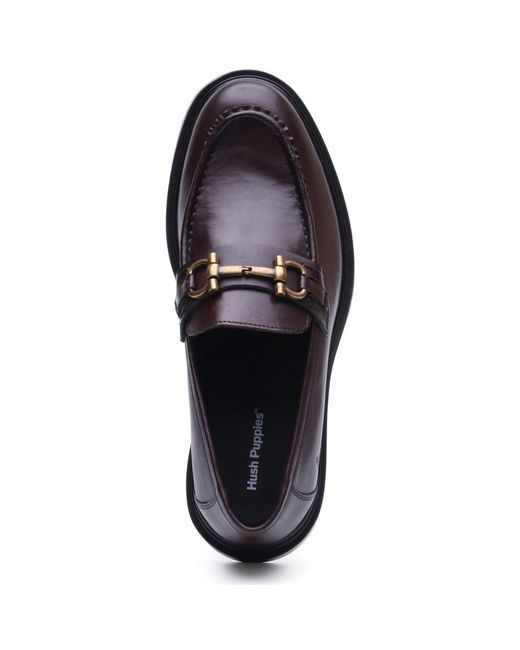 Hush Puppies Blue Edgar Leather Loafers for men