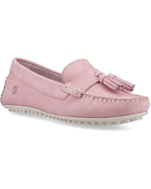 Sperry Top-Sider Pink Salvador Slip On Nubuck Moccasins Shoes