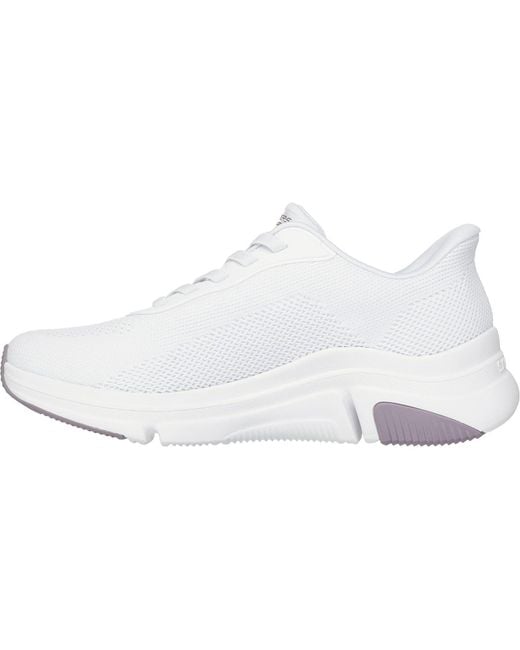 Skechers White Bobs Sparrow Flex Too You Textile Trainers