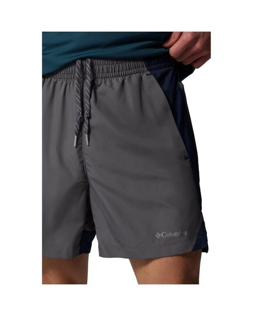 Columbia Blue Three Pitch Shorts for men