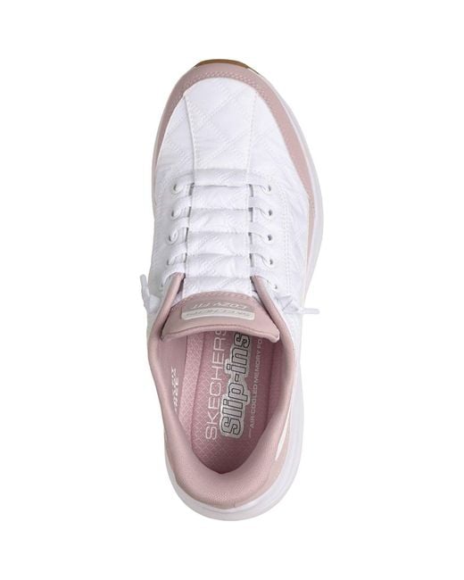 Skechers White Contour Foam Cozy Fit Trainers