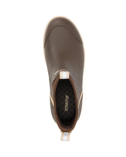 XtraTuf Brown Wheelhouse Rubber Wellington Boots for men