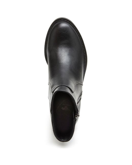 Rocket Dog Black Yonder Synthetic Heeled Ankle Boots