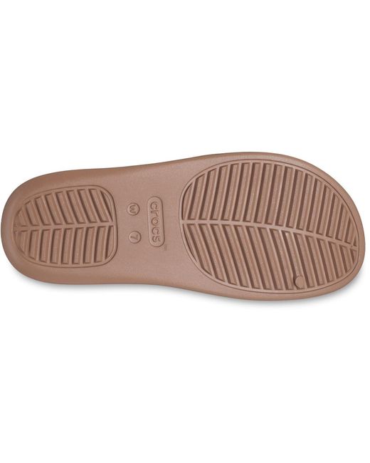 CROCSTM Brown Getaway Platform H-Strap Eva Latte Sandals