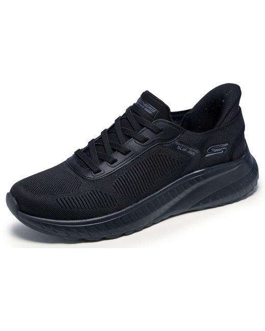 Skechers Blue Bobs Sport Squad Chaos Solid Step Sole Trainers for men