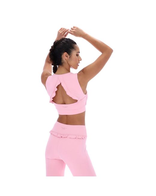 Ted Baker Pink Aria Tbwsbs262 Polyester Sports Bra