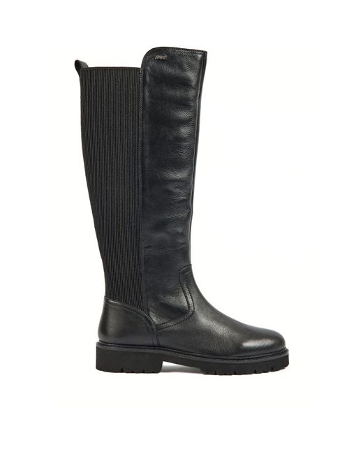 Pod Black Hannah Leather/Textile Boots