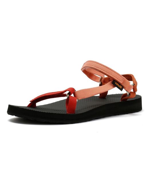 Teva Black Original Universal Slim Multi Sandals