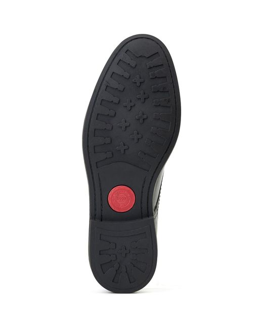Base London Black Durham Leather Lace-Up Shoes for men