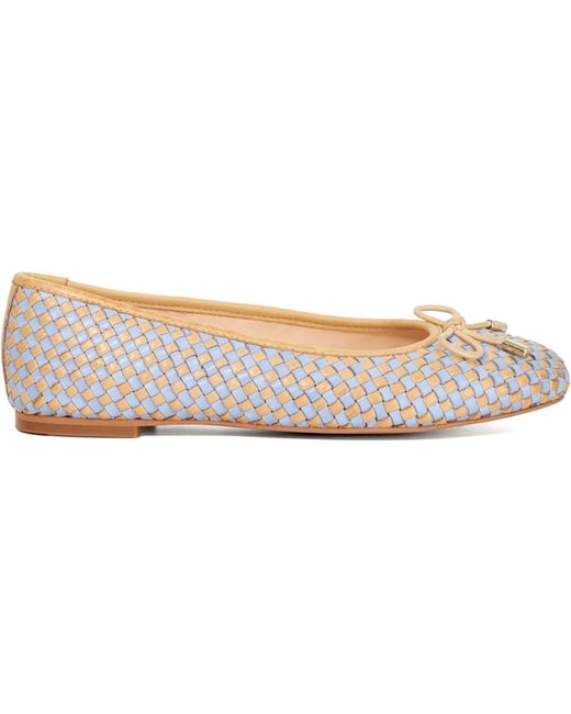 Dune Blue Heights Ballet Flat
