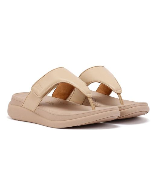 F-Mode Go Adjustable Flatform Sandali Da Donna di Fitflop in Brown