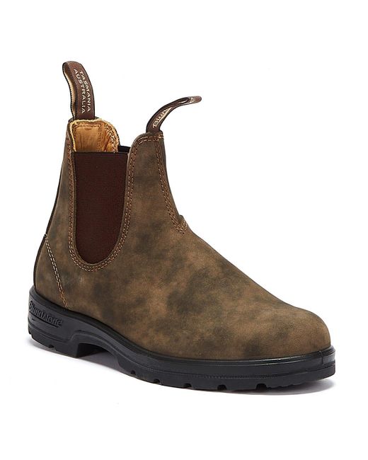 blundstone mens rustic brown