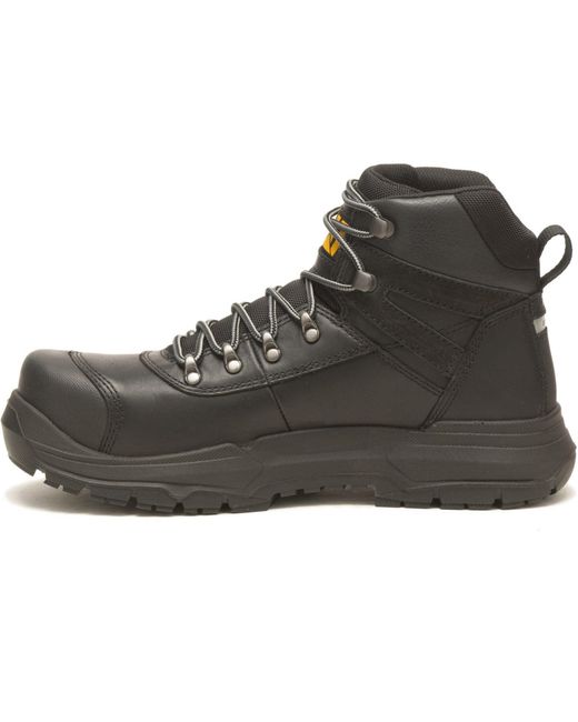 CAT Safety Gray Caterpillar Pneumatic 2.0 Leather Safety Boots