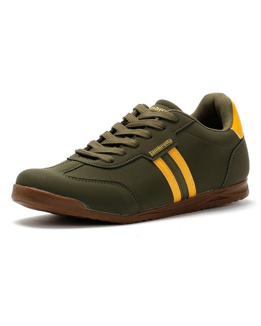 Lambretta Green Tackle Khaki/ Trainers for men