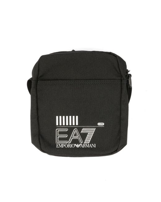 EA7 Train Core Small Polyester Zwarte Schoudertas in het Black voor heren