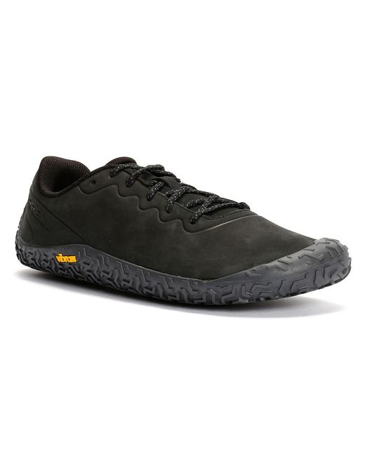 Merrell Black Vapour Glove 6 Leather Trainers for men