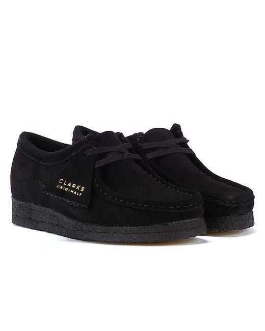 Clarks Black Wallabee Womens Shoes