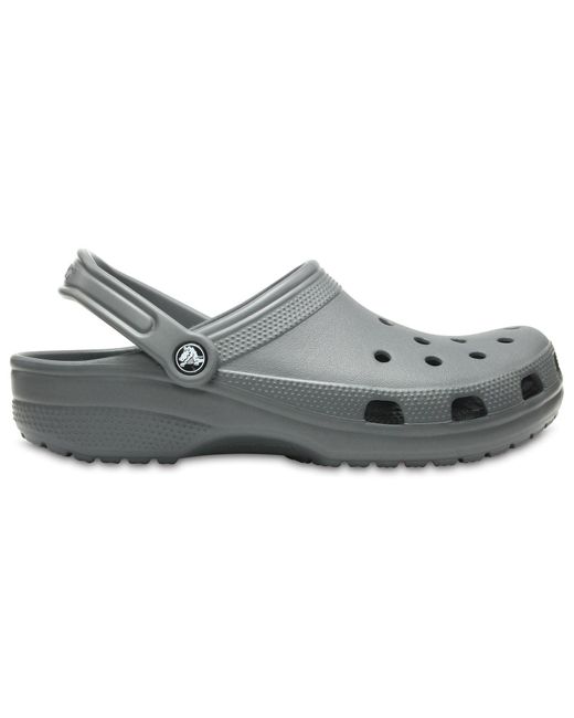 CROCSTM Gray Classic Croslite Rubber Slate Clogs
