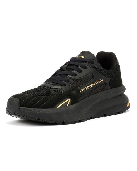 EA7 Black Crusher Sonic Mix Sneakers for men