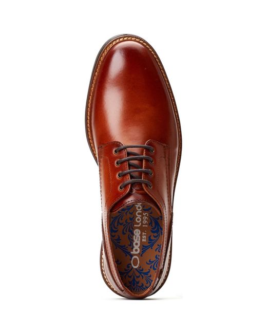 Base London Durham Leder Schuhe in Brown für Herren