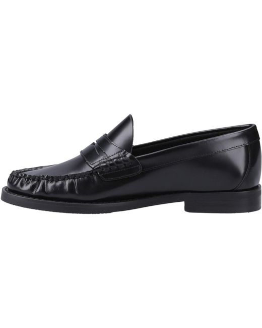 Dune Black Ginni Leather Shoes
