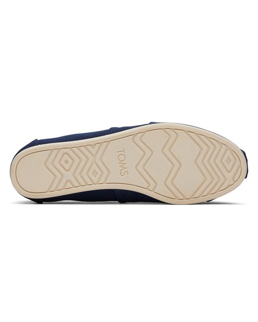 TOMS Blue Alpargata 100% Cotton Espadrilles