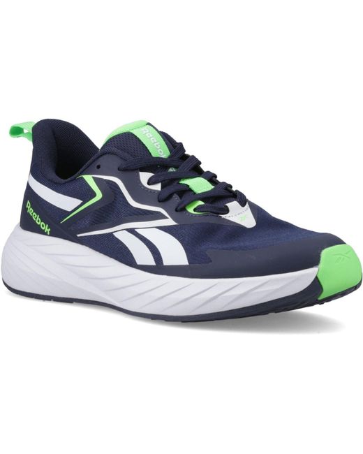 Reebok Blue Verse Trainer Textile /Lime Trainers for men