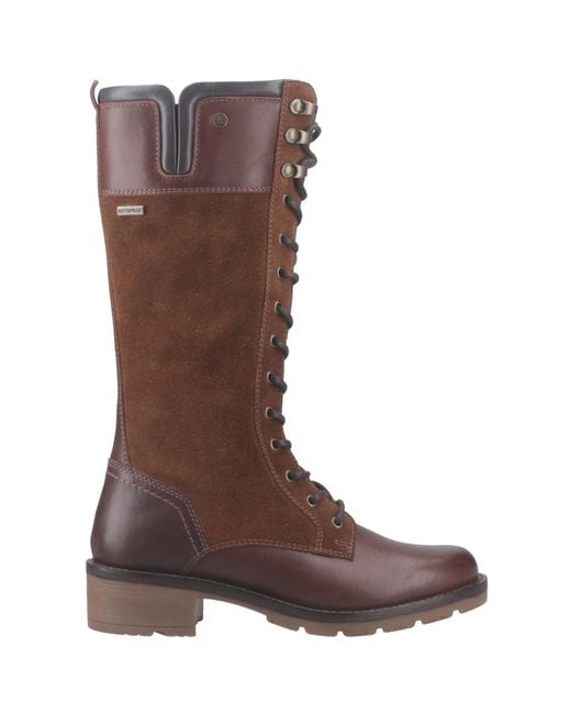 Hunter Brown Skye Tall Boot Leather Boots