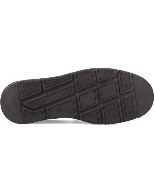 Hush Puppies Brown Franco Slip On Leather Loafers for men