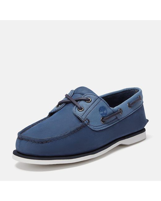 Classic 2 Eye Scarpe Stringate di Timberland in Blue da Uomo