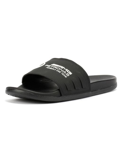 Adidas Blue Adilette Comfort Mercedes Slides