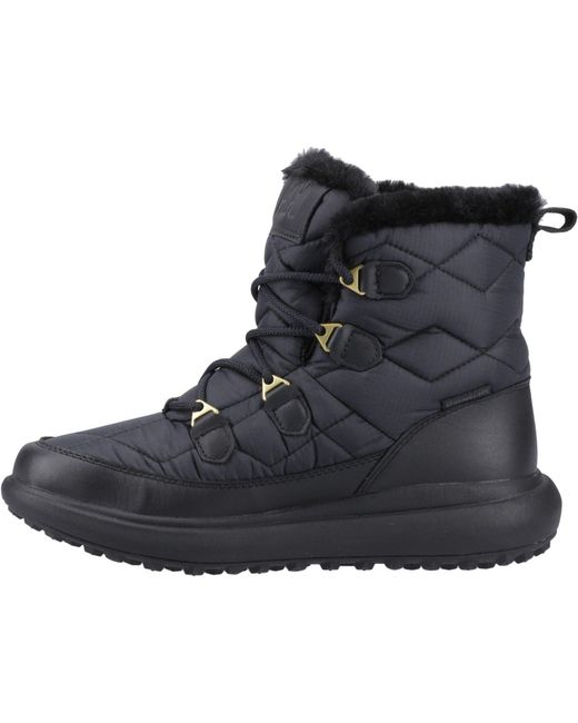 Helly Hansen Sport Blue Willetta 2 Mid Leather Winter Mid Calf Boots