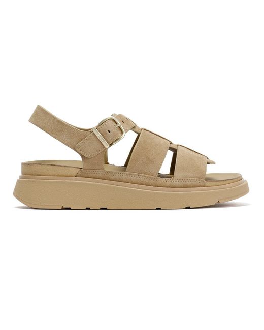 Fitflop Natural Gen-Ff Suede Fisherman Sandals