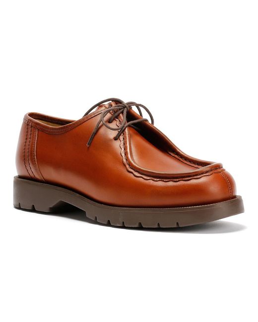 Kleman Brown Padror Th Leather Cognac Shoes for men
