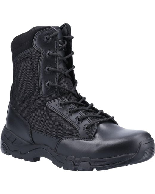 Magnum Black Viper Pro 8.0 Plus Side-Zip Leather Safety Boots