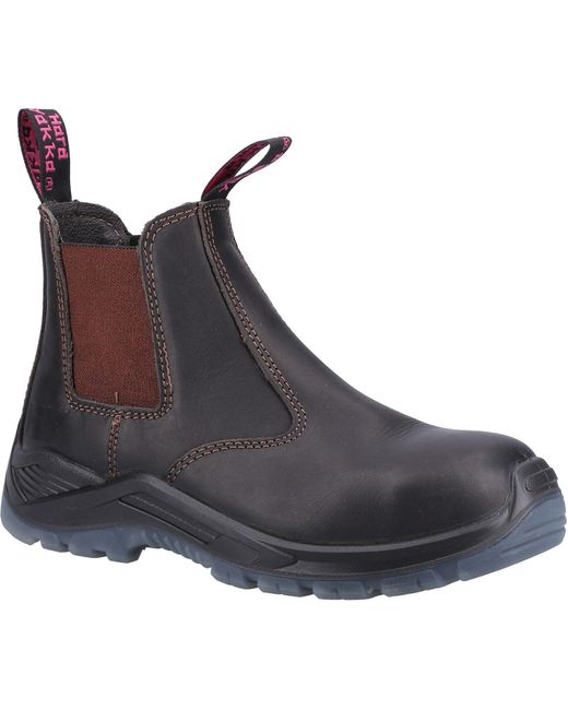 Hard Yakka Brown Banjo Leather Safety Boots