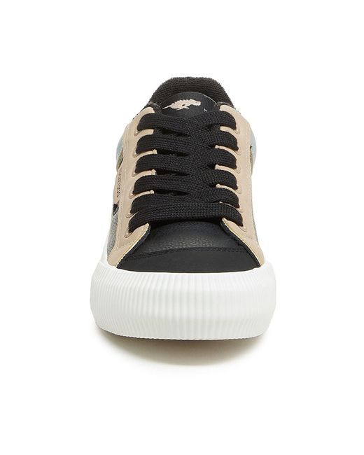 Rocket Dog Blue Cheery Blocked Sporty Synthetic Combo Trainers