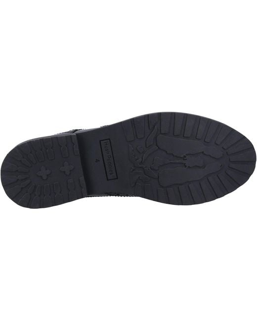 Hush Puppies Black Verity Leather Patent Brogues Shoes