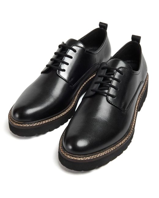 Pod Black Kris Leather Derby Shoes