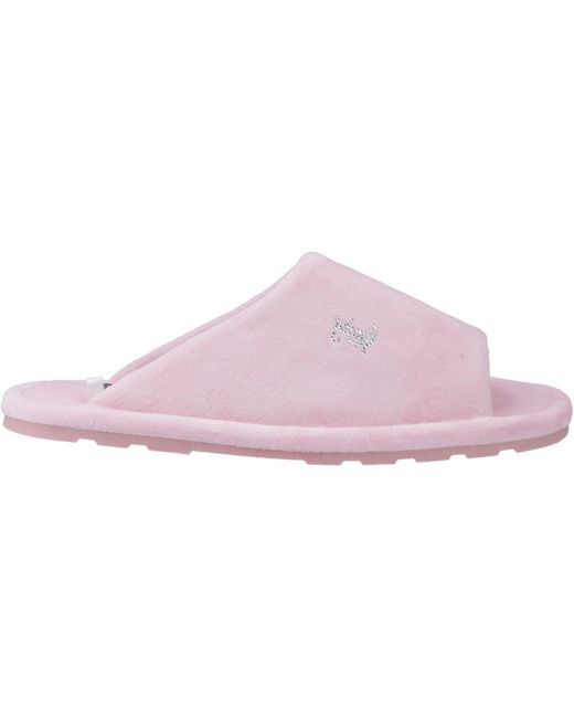 Juicy Couture Pink Vivien Synthetic Almond Blossom Slippers