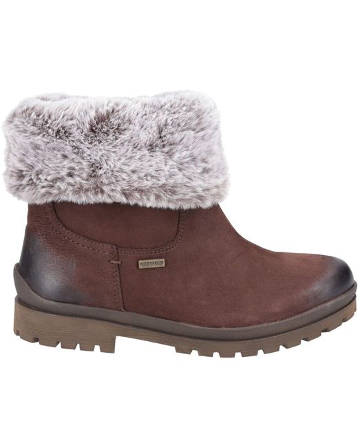 Alice Botas Marrones De Piel Para Mujer Hush Puppies de color Brown